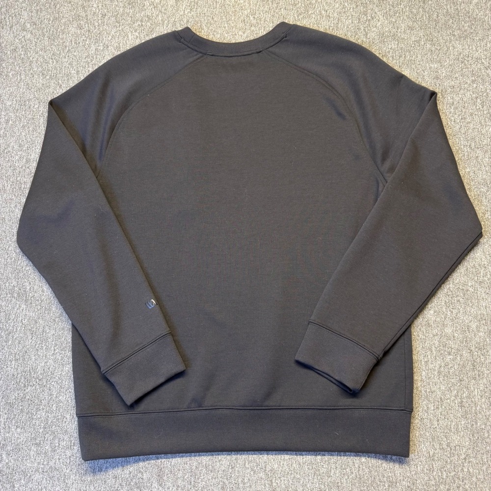 VRST Mens Limitless Crewneck Sweatshirt Black Zipper Pocket Pullover RN104141 M - Picture 8 of 9